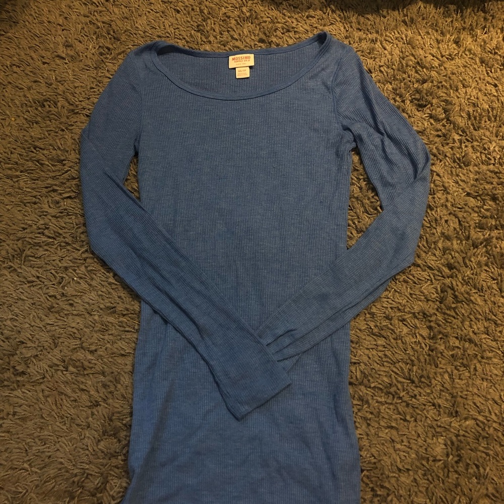 blue mossimo long sleeve shirt